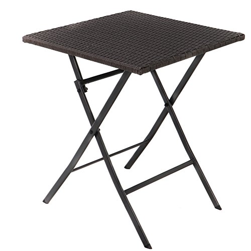 ᐅ Terrasse Balkonmöbel Faltbare Bistro-Möbel-sets, Holz Harz und Rattan